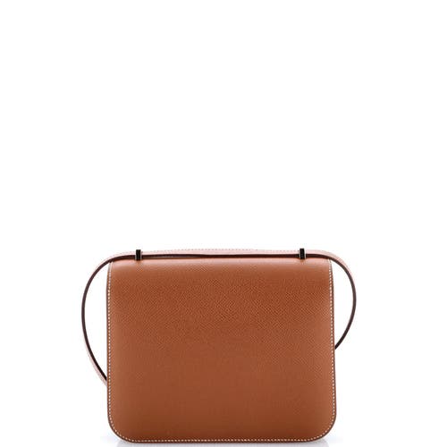 Pre-owned Hermes Hermes Constance Nm Bag Epsom 18 In Gold