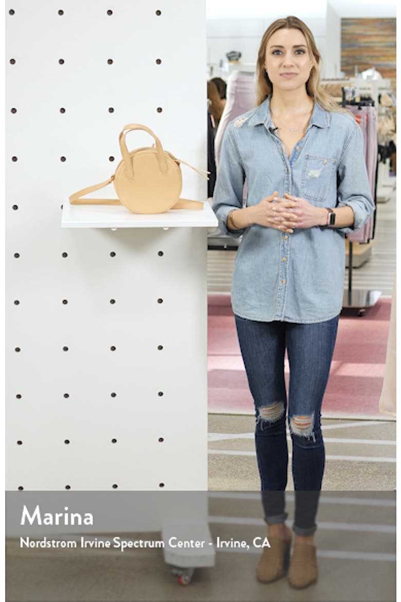 Juno Circle Leather Crossbody Bag video