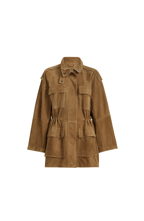 Couture suede safari jacket