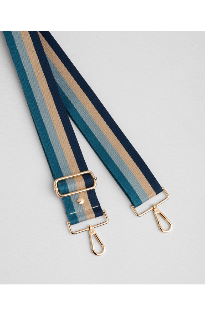 Pom Pom London Eaton Crossbody Bag, Alternate, color, Navy & Slate Blue