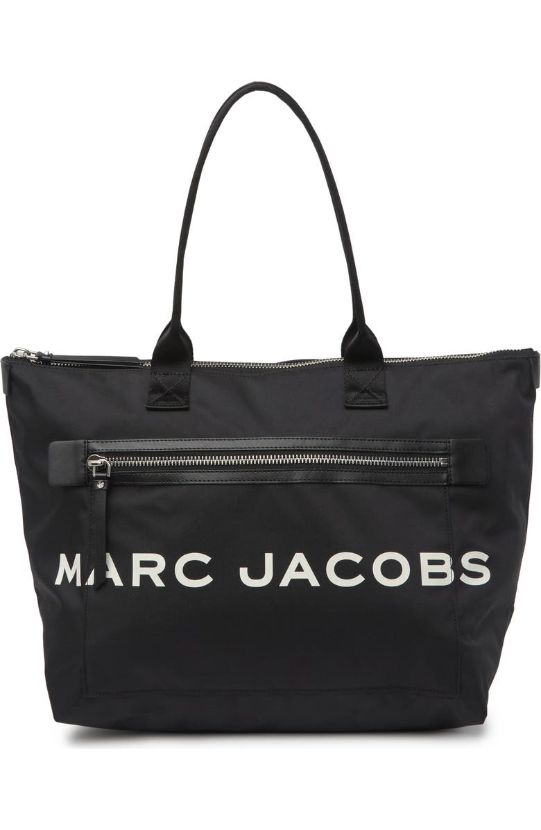 Marc Jacobs Zip Logo Tote Bag, Main, color,