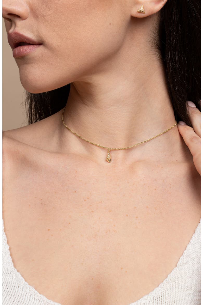 Playa Shell Pendant Necklace, Alternate, color, GOLD