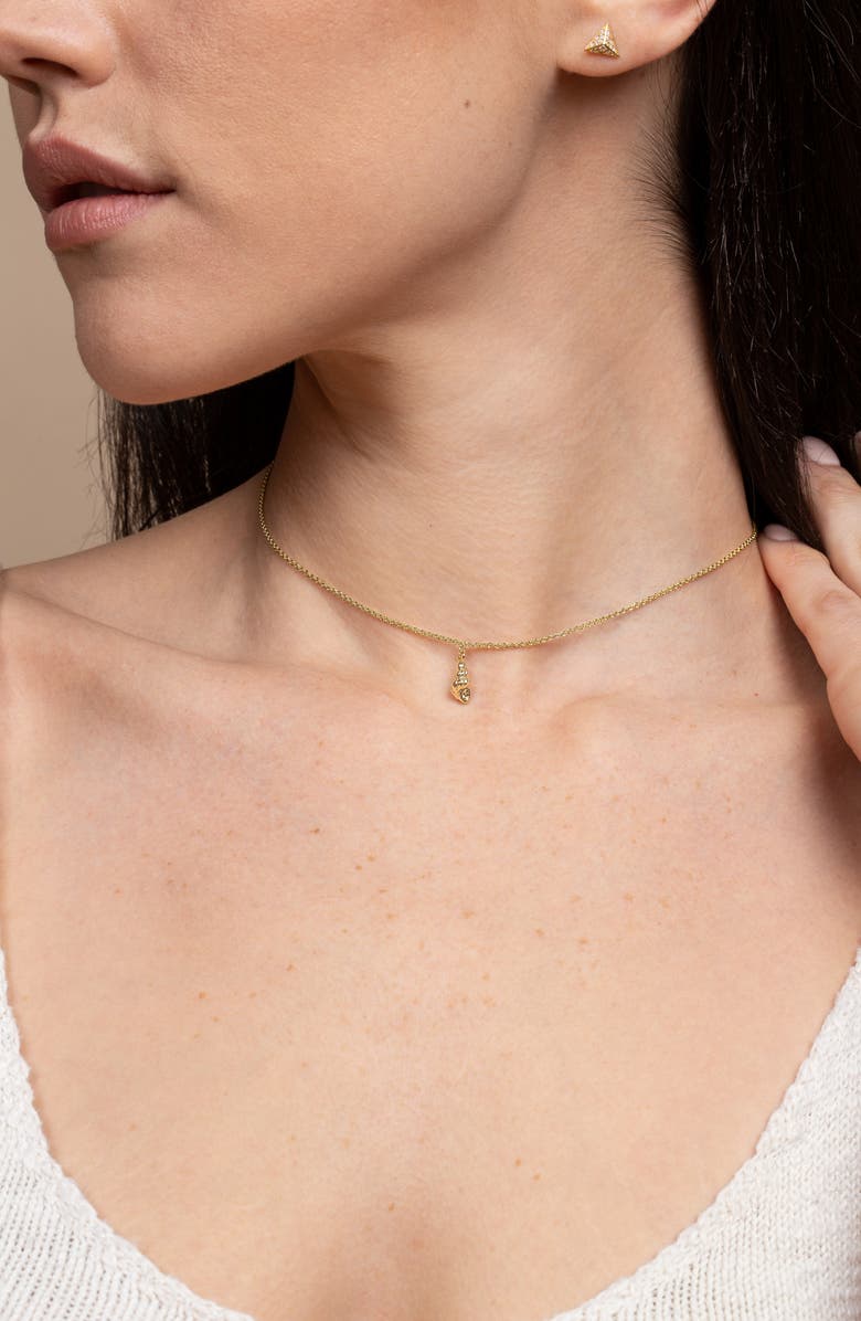 Uncommon James by Kristin Cavallari Playa Shell Pendant Necklace, Alternate, color,