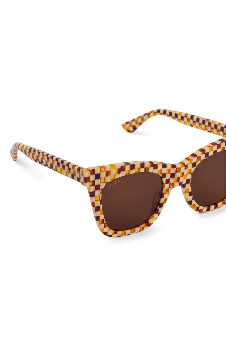 DIFF Kaia 50mm Square Sunglasses, Alternate, color, 