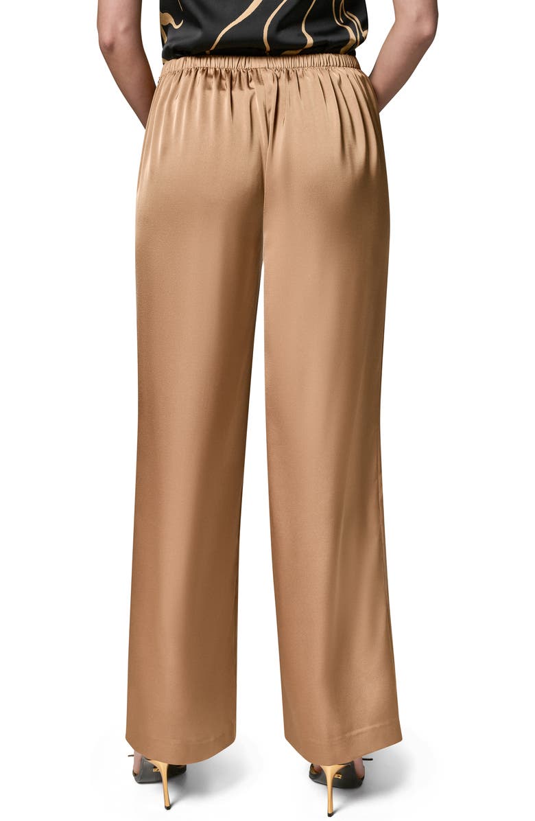 Donna Karan New York Wide Leg Satin Pants, Alternate, color,