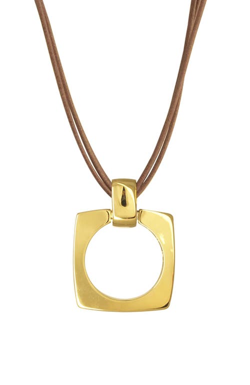 CXC Aldaba Long Necklace in Gold  product