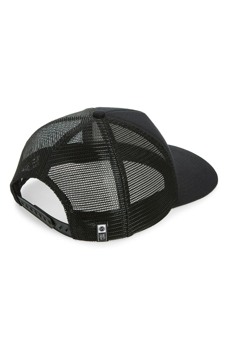 Salty Crew Kids' Good Times Trucker Hat, Alternate, color, True Black