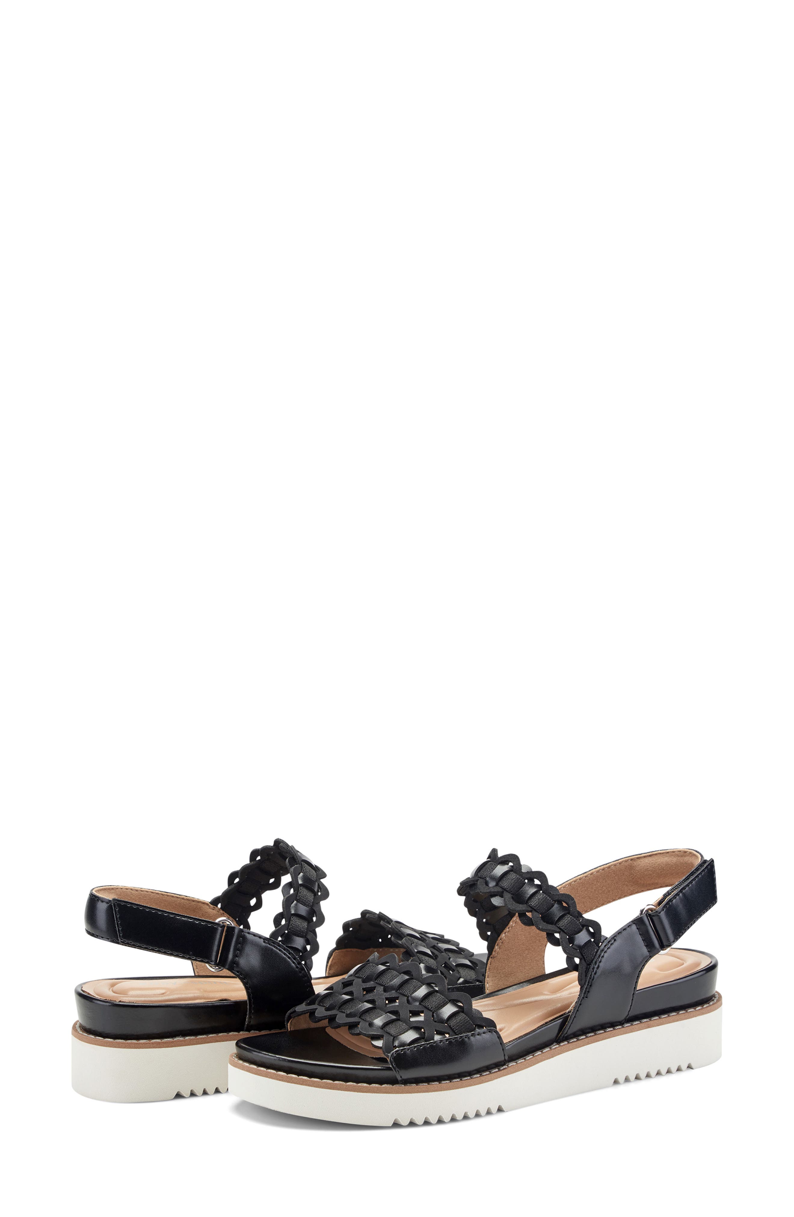 Easy Spirit Warna Sandal, Alternate, color, Black