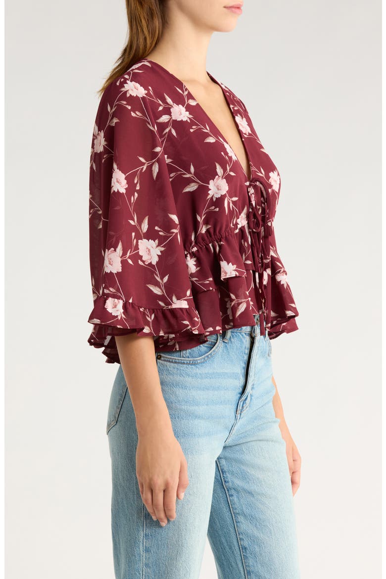 Free Spirit Top, Alternate, color, BURGUNDY LATTICE