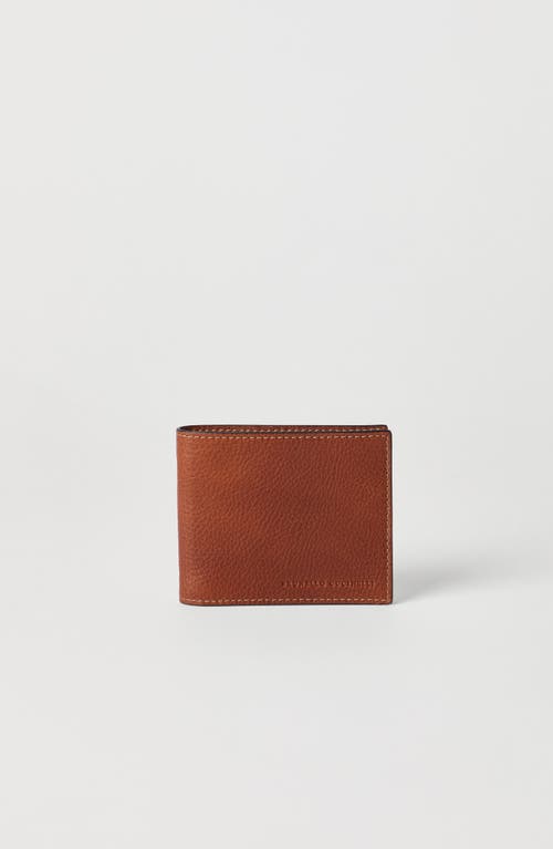 Brunello Cucinelli Wallet In Copper