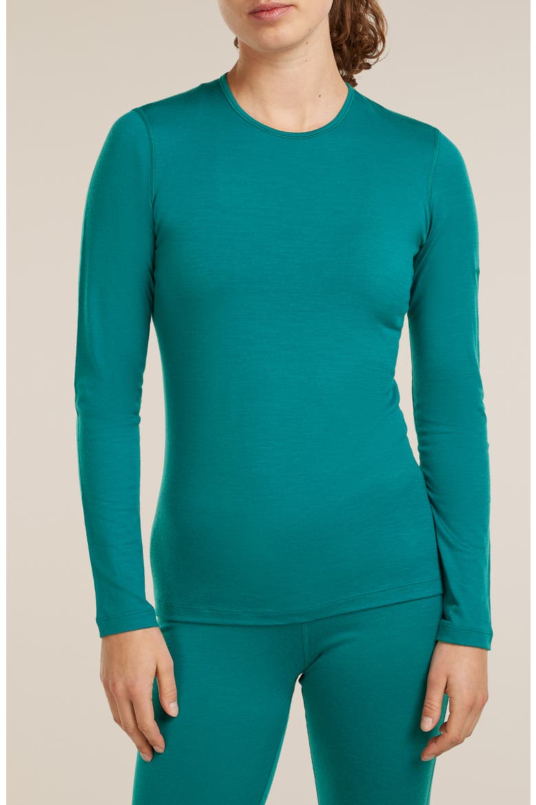 Oasis Merino Wool Top, Main, color, TIDAL TEAL