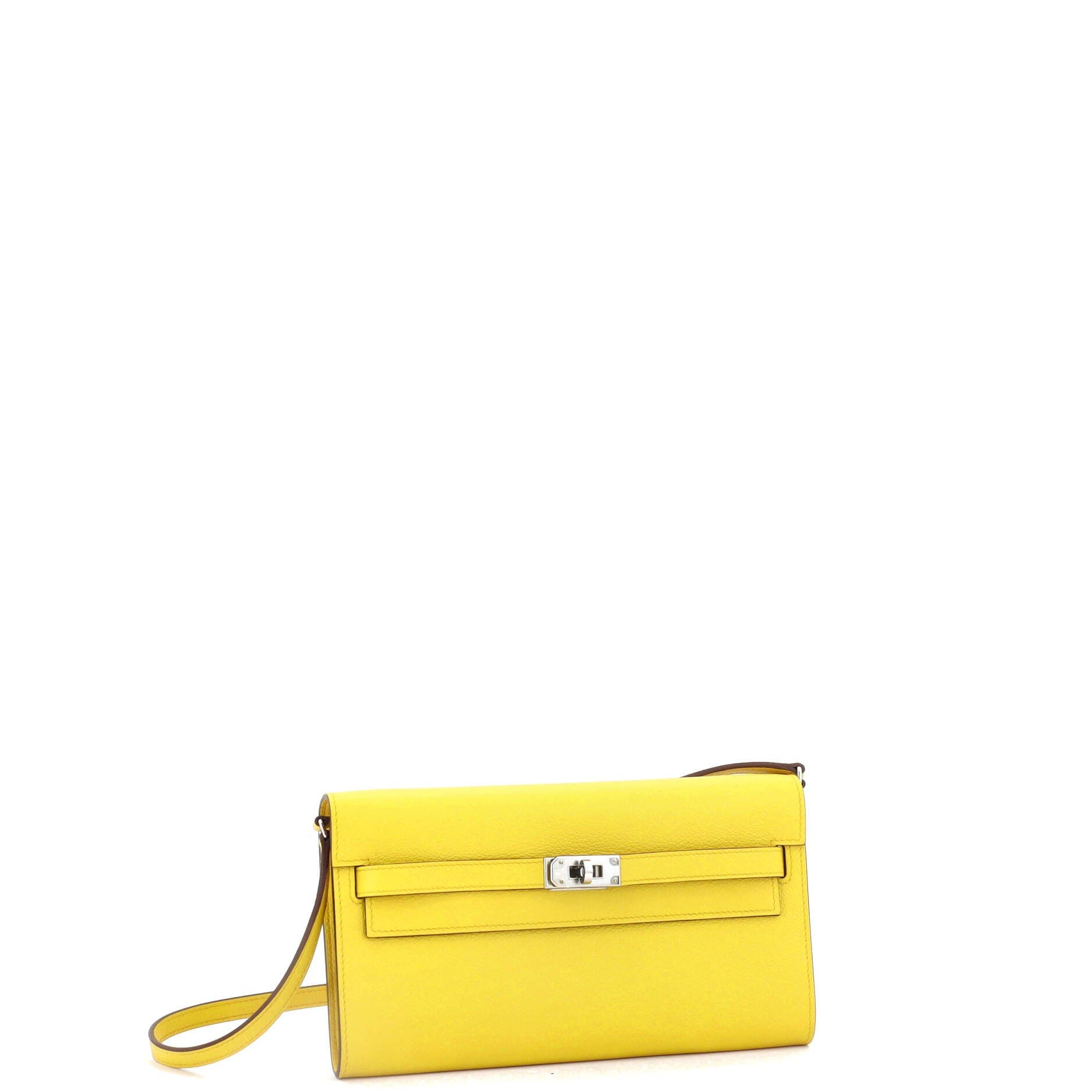 Pre-Owned Hermes Kelly To Go Wallet Evercolor, Alternate, color, 