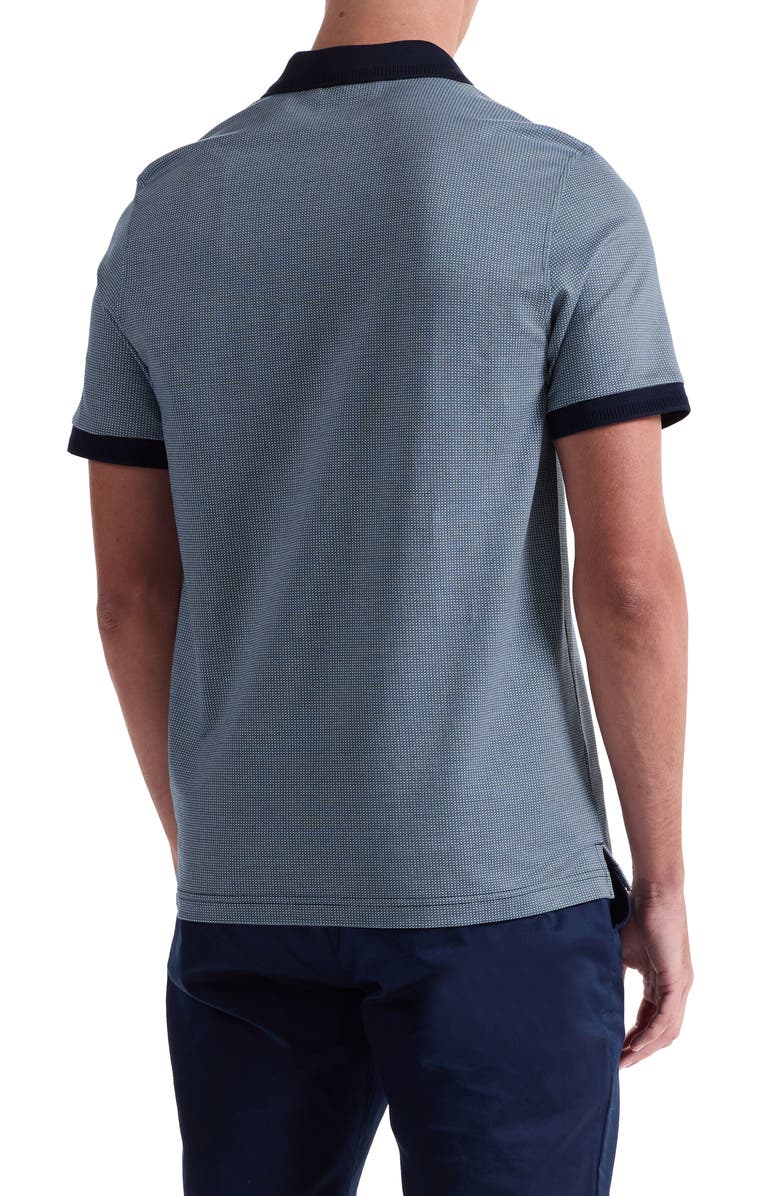 Bugatchi Quarter Zip Polo, Alternate, color, Navy