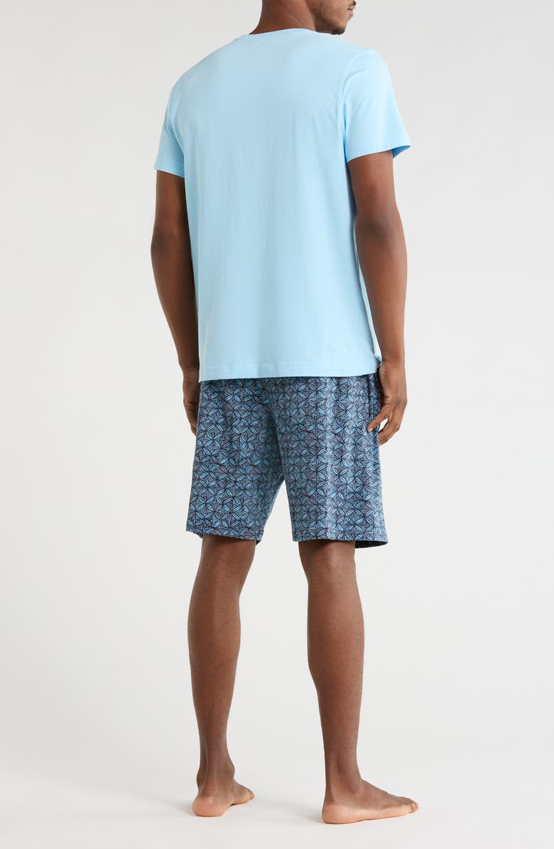 Tommy Bahama Jam Short Cotton Blend Pajamas, Alternate, color, Blue Print