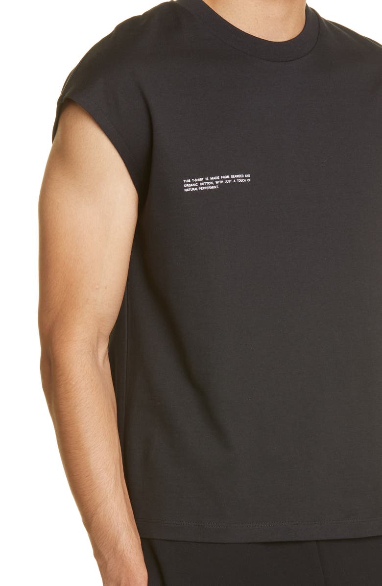 PANGAIA C-FIBER<sup>™</sup> Unisex Organic Cotton & Seaweed Crop Sleeveless Tee, Alternate, color, 