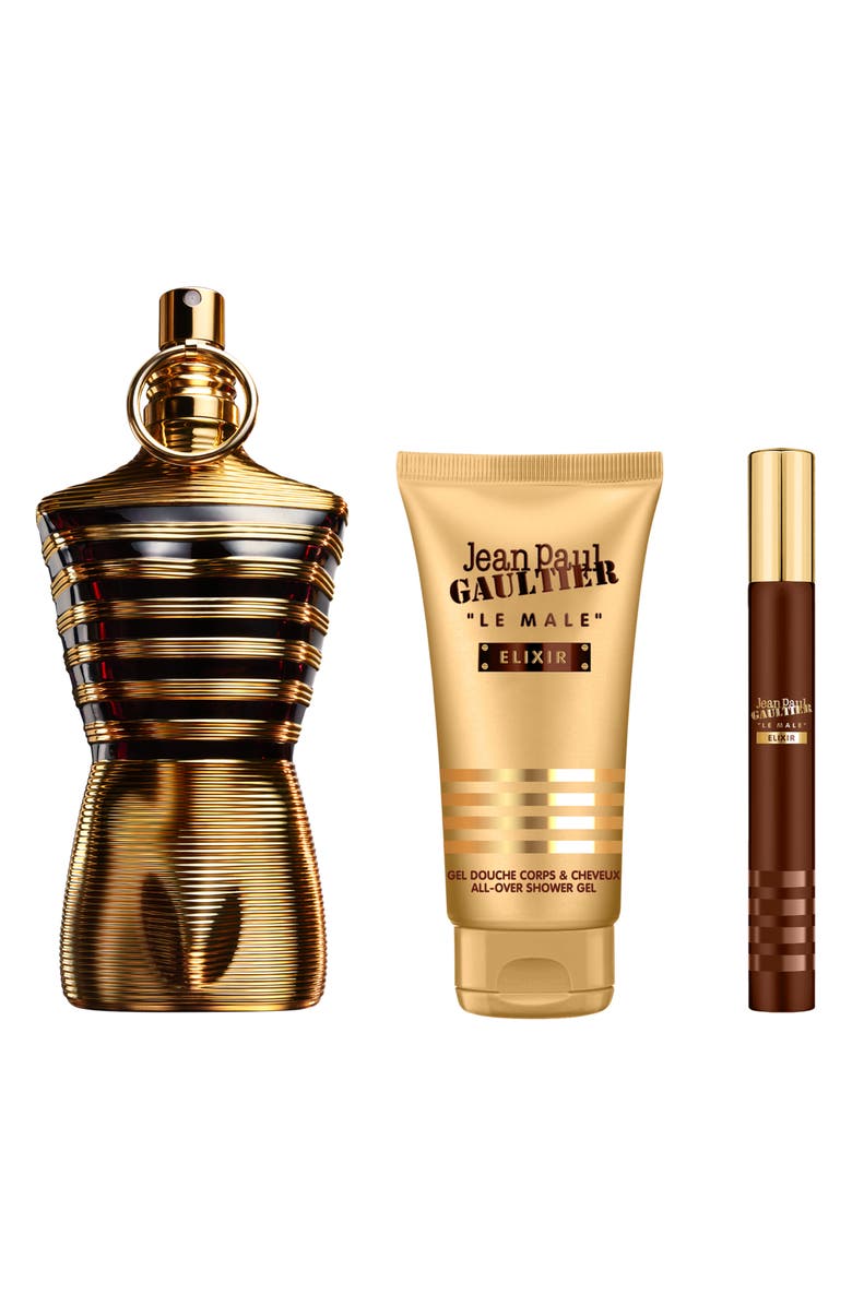 Jean Paul Gaultier Le Male Elixir 3-Piece Fragrance Gift Set $207 Value, Alternate, color,