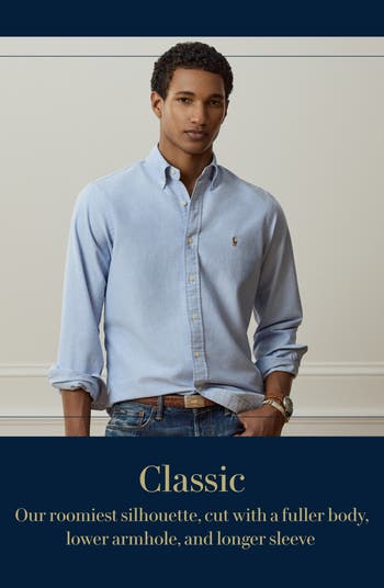 Solid Cotton Oxford Button-Down Shirt