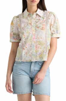 NVLT Embroidered Button-Up Shirt