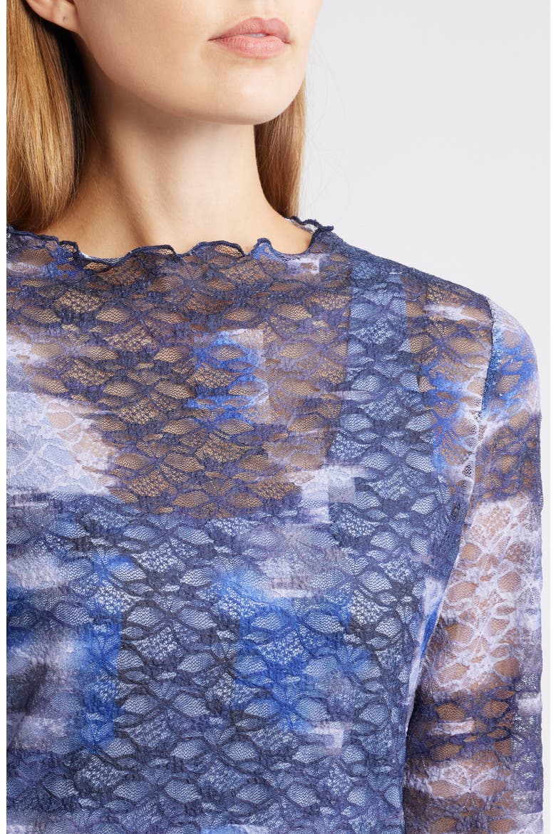 Stretch Mesh Top, Alternate, color, MIDNIGHT