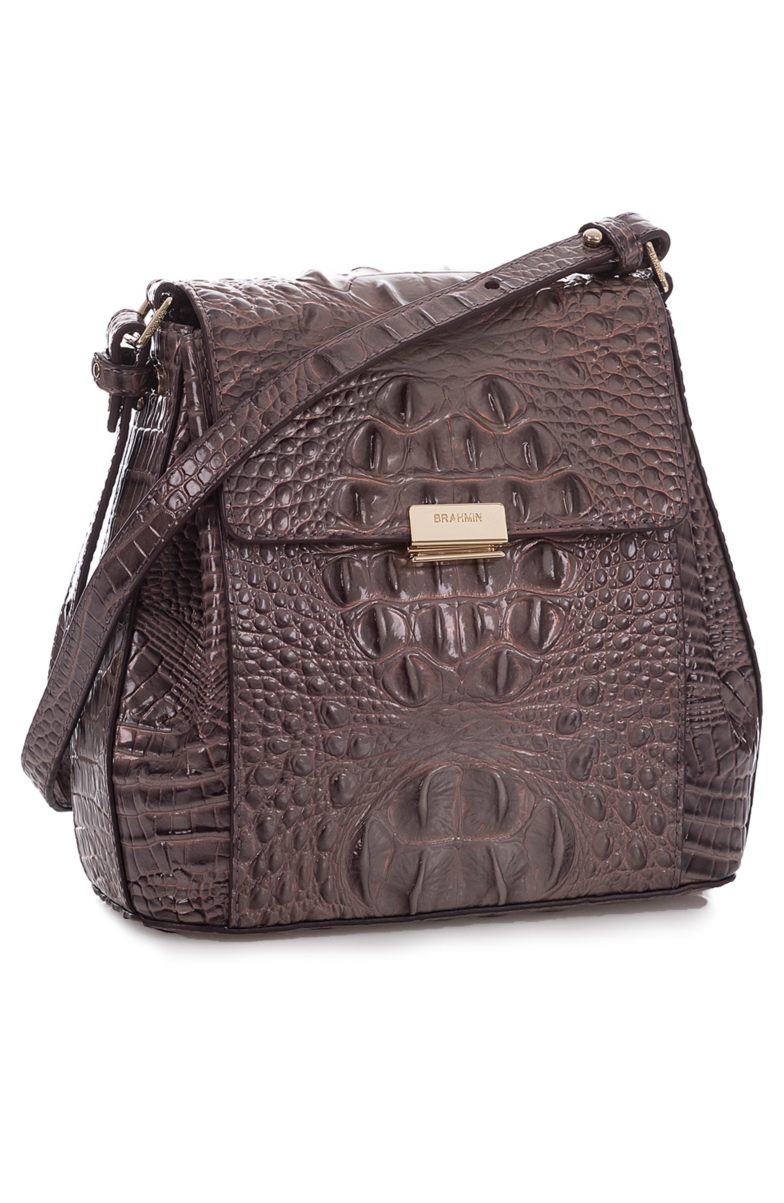 Margo Croc Embossed Leather Crossbody Bag, Alternate, color, AUBERGINE MELBOURNE