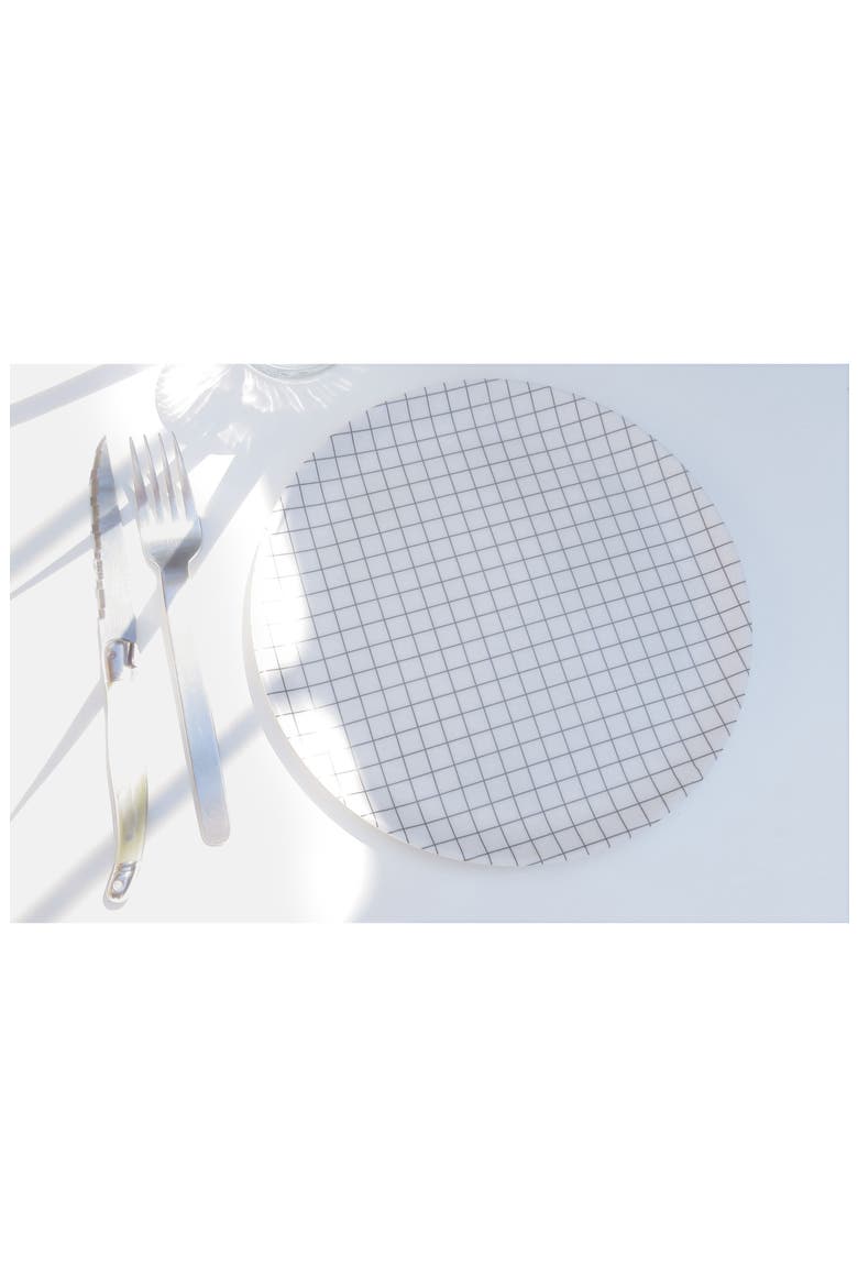 Set of 4 Dinner Plates, Alternate, color, METRIC