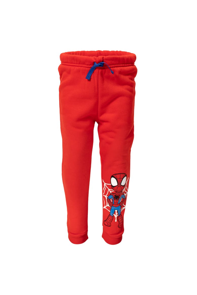 Spidey and His Amazing Friends 2-Piece Fleece Hoodie and Pants Set, Alternate, color, Spider Man Red Blue