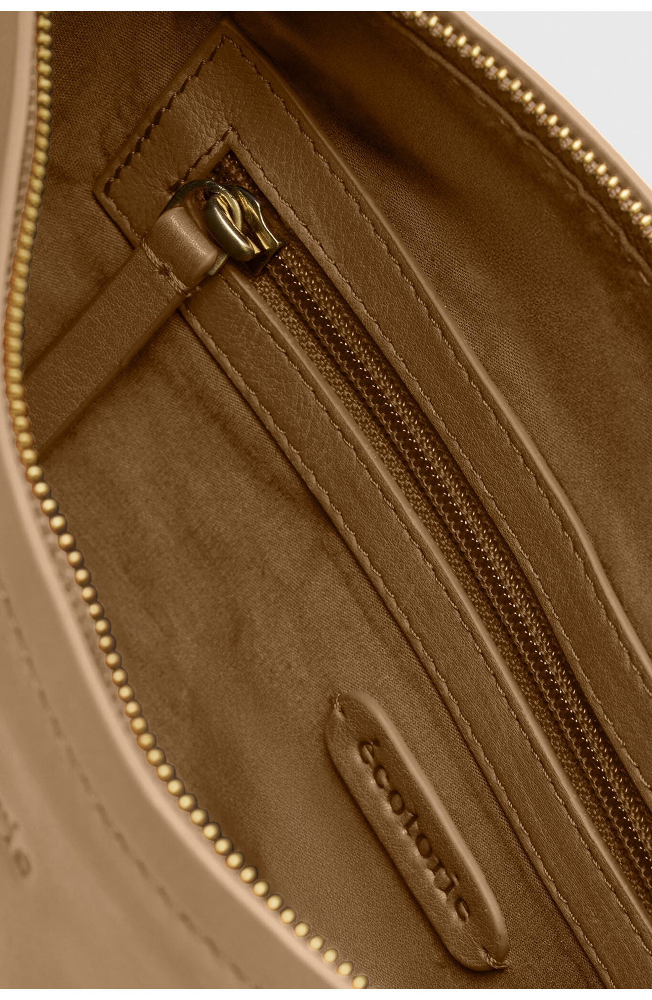 Peggy Leather Shoulder Bag, Alternate, color, OATMEAL
