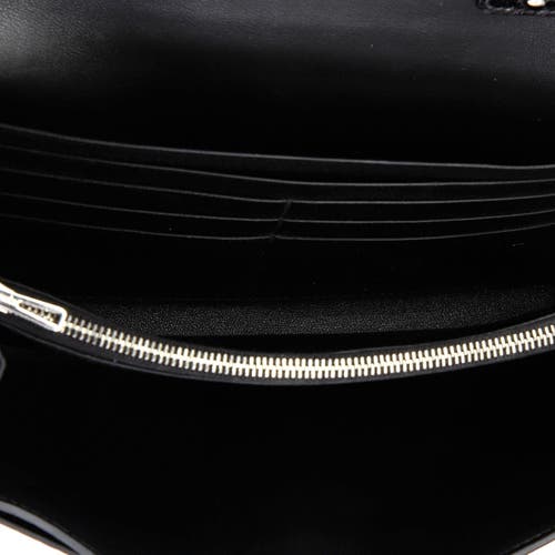 Pre-owned Hermes Hermes Constance To Go Wallet Alligator In Black