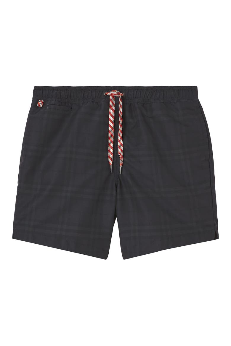 Martin Check Swim Trunks, Alternate, color, BIRCH BROWN IP CHK