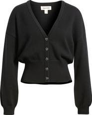 Open Edit Rib Waist Cardigan