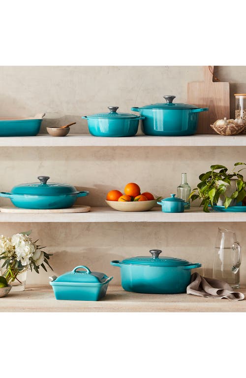 Le Creuset Heritage 4-quart Rectangular Stoneware Dish In Caribbean