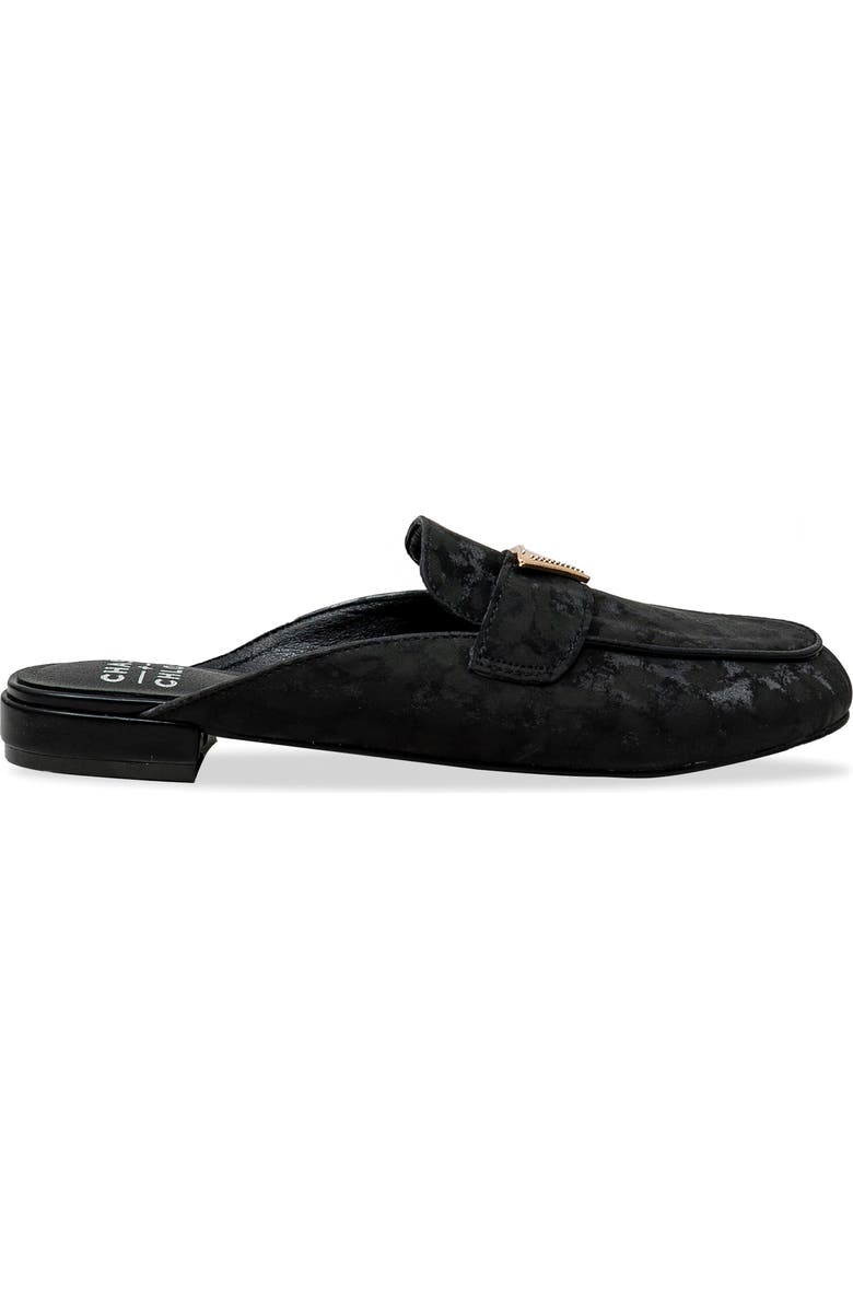 CHASE AND CHLOE Loafer Mule, Alternate, color, Black
