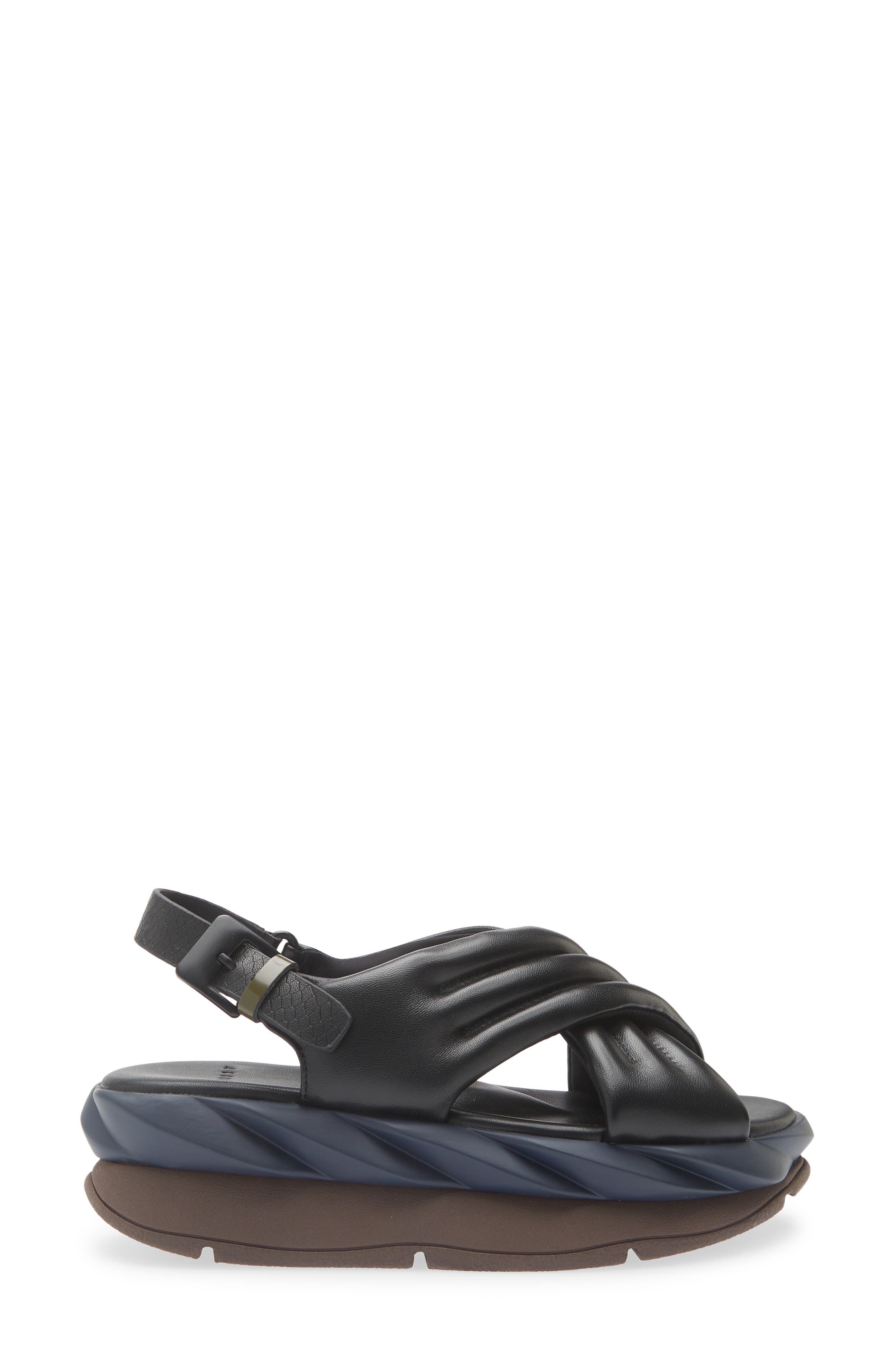 4CCCCEES Mellow Mana Platform Slingback Sandal, Alternate, color, Black