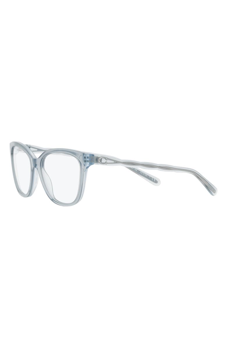 COACH 53mm Square Optical Glasses, Alternate, color, Lilac