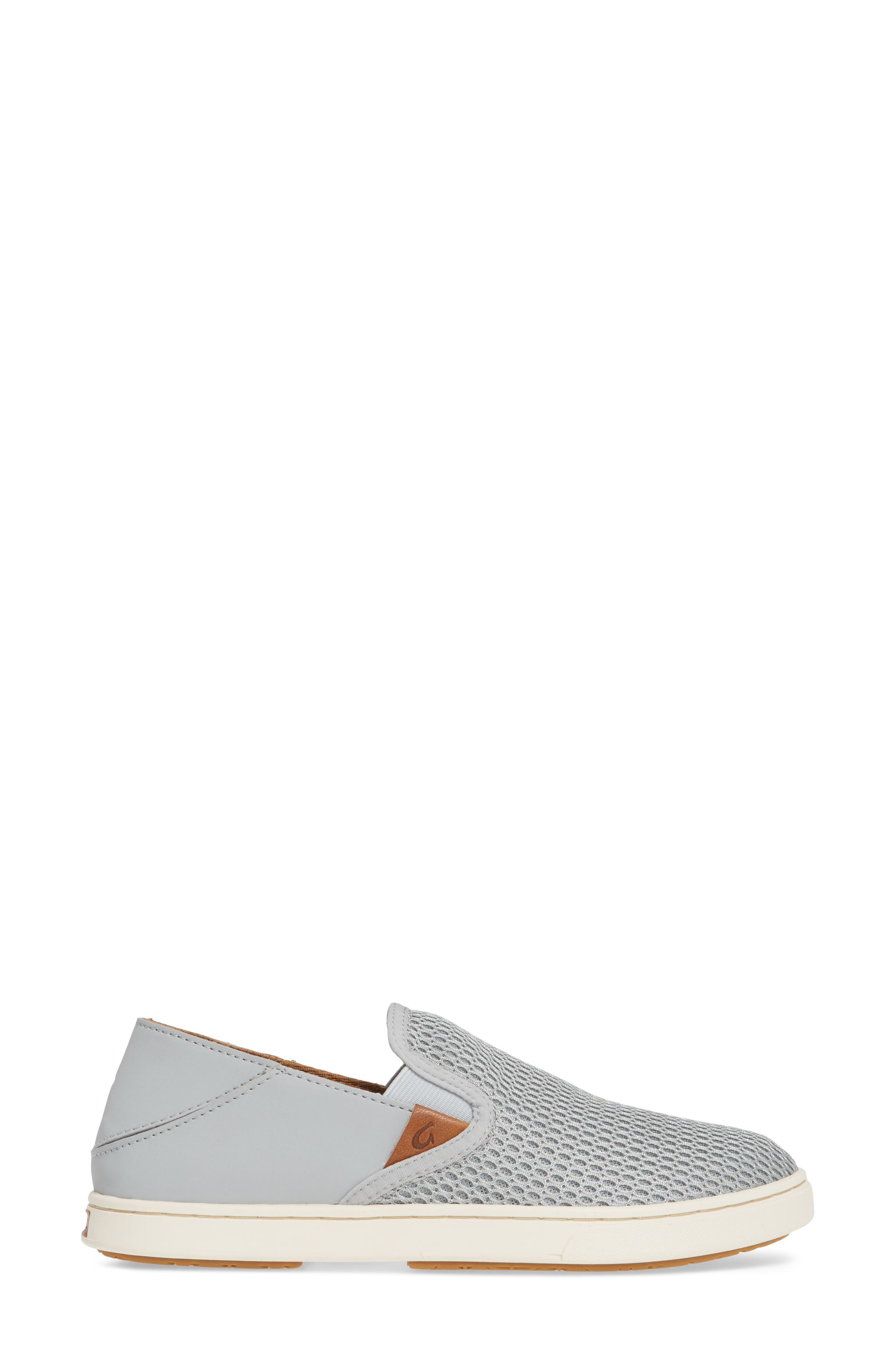 'Pehuea' Slip-On Sneaker, Alternate, color, PALE GREY/GREY FABRIC