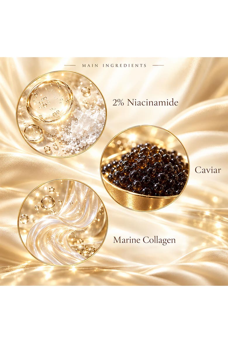 GOLD SERUMS Anti-aging Caviar Day And Night Hydrating Treatment Set ...