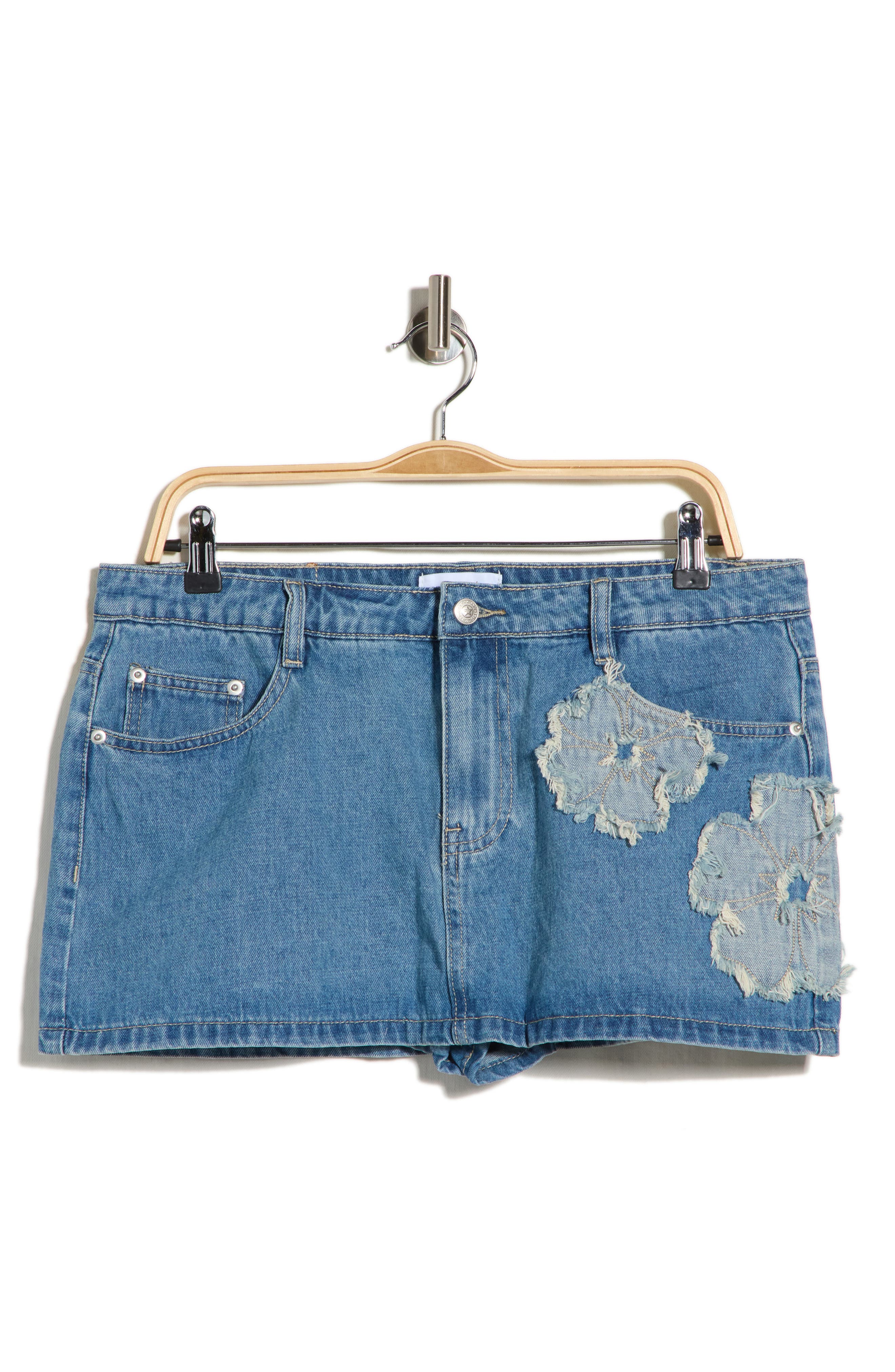 Daisee Embroidered Denim Skort