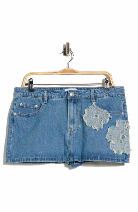 Daisee Embroidered Denim Skort