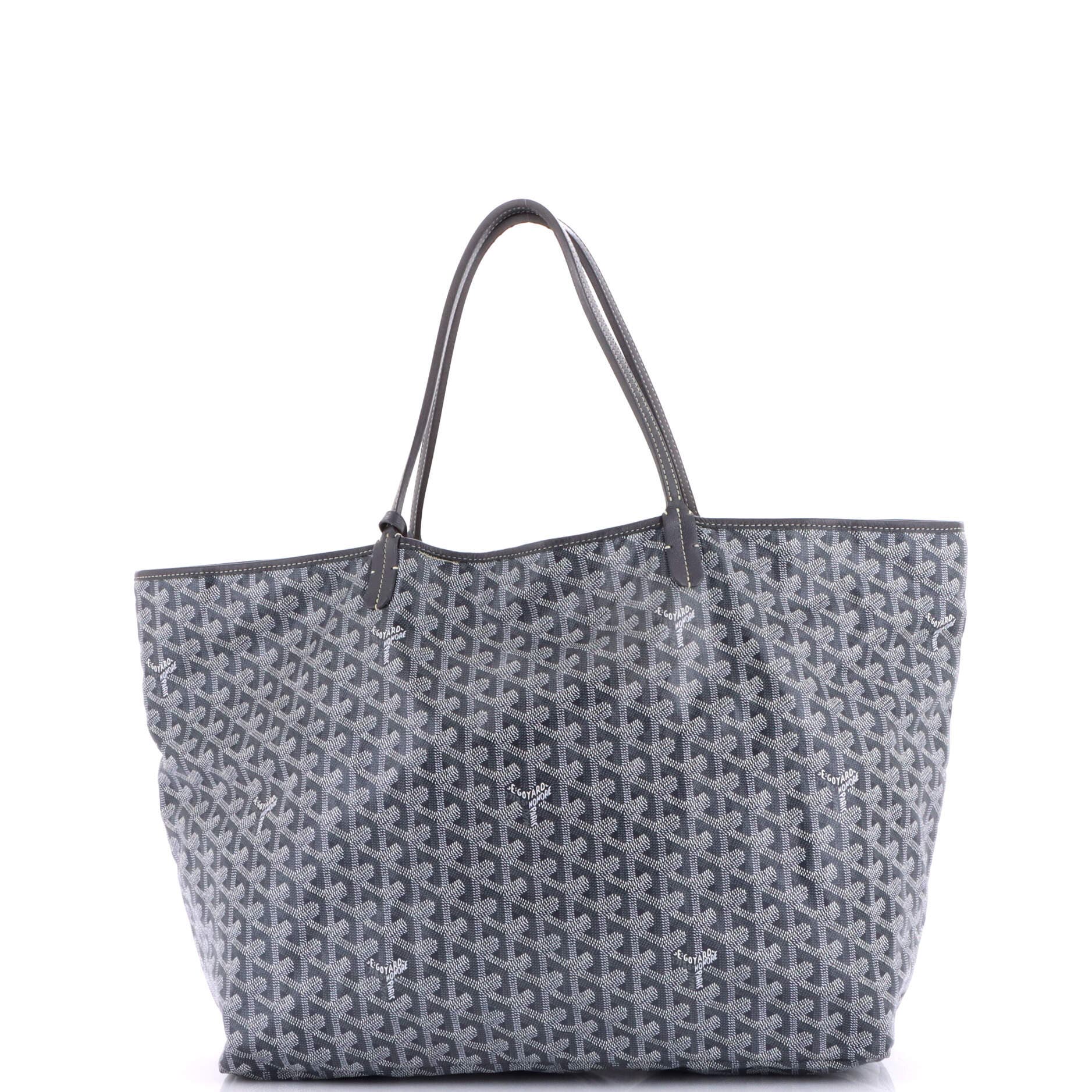 Pre-Owned Goyard Saint Louis Tote Coated Canvas GM, Alternate, color, Gray