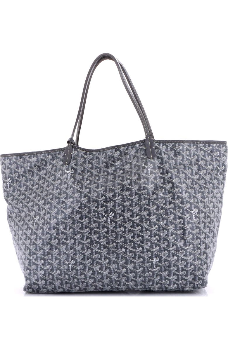 Pre-Owned Goyard Saint Louis Tote Coated Canvas GM, Alternate, color, Gray
