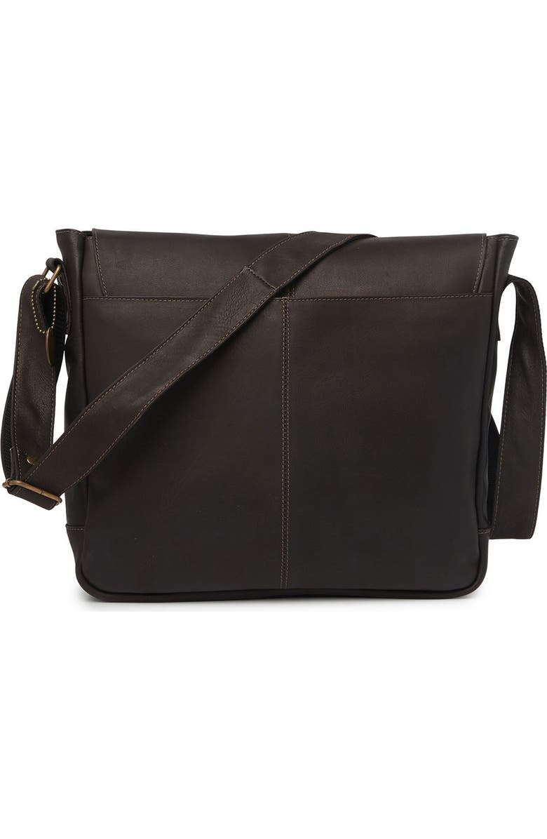 DAVID KING AND CO Leather Laptop Messenger Bag, Alternate, color,