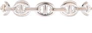 Pre-Owned Hermes Chaine d'Ancre Enchainee Cuff Bracelet Sterling Silver Medium