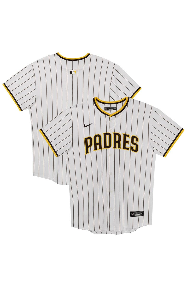 Nike Preschool Nike White San Diego Padres Home Game Jersey, Main, color, White