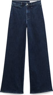 rag & bone Flexi Hadley High Waist Wide Leg Jeans