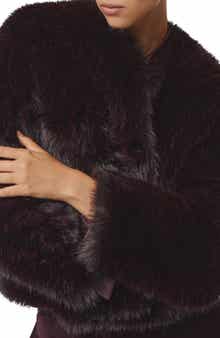 Reiss Marco Faux Fur Jacket