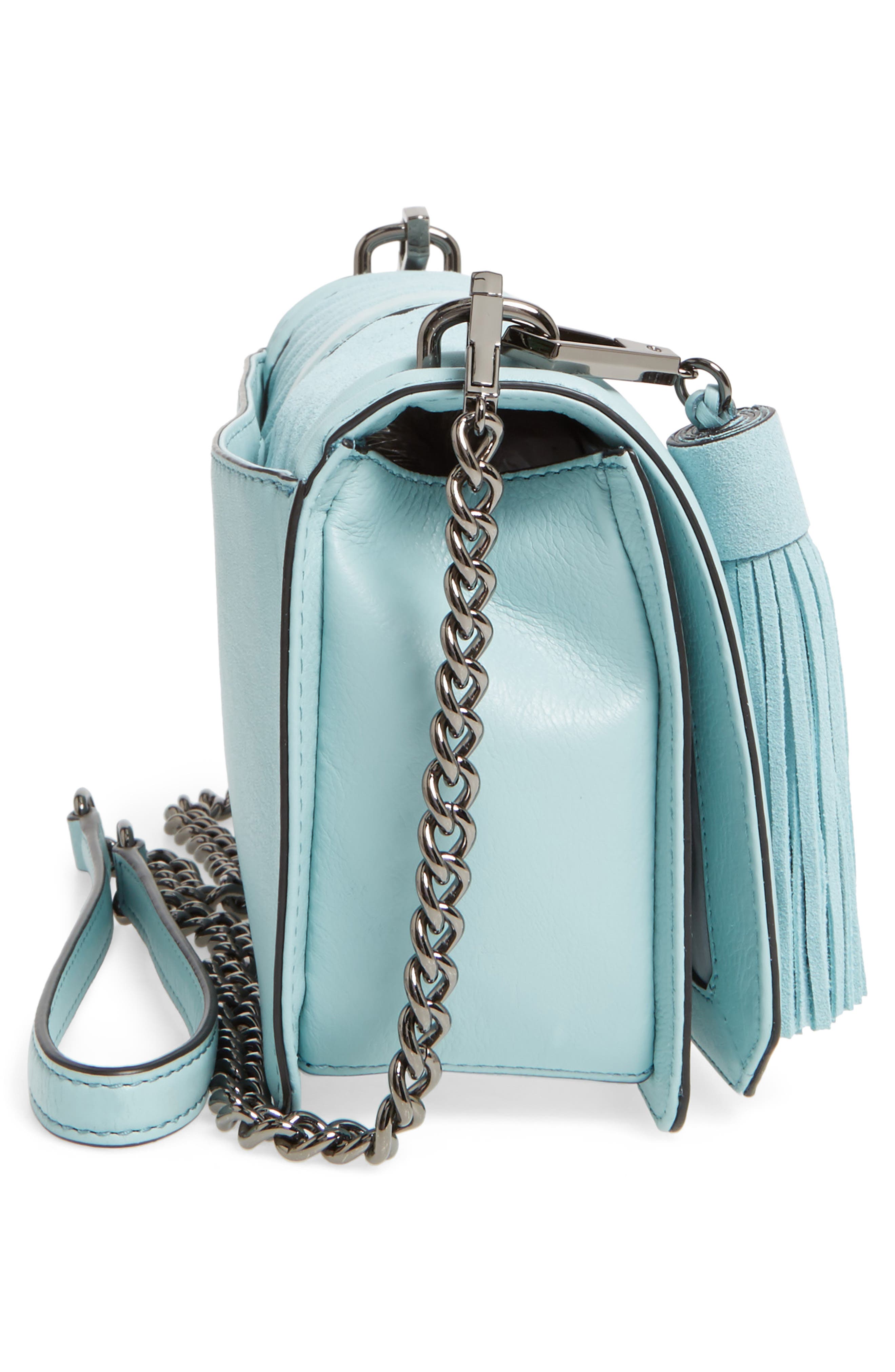 Love Crossbody Bag, Alternate, color, SEA MIST/ GUNMETAL