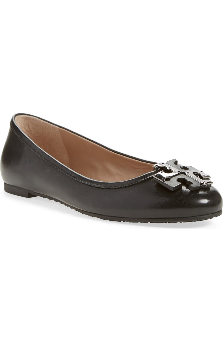 Tory Burch 'Lowell' Leather Flat, Main, color,