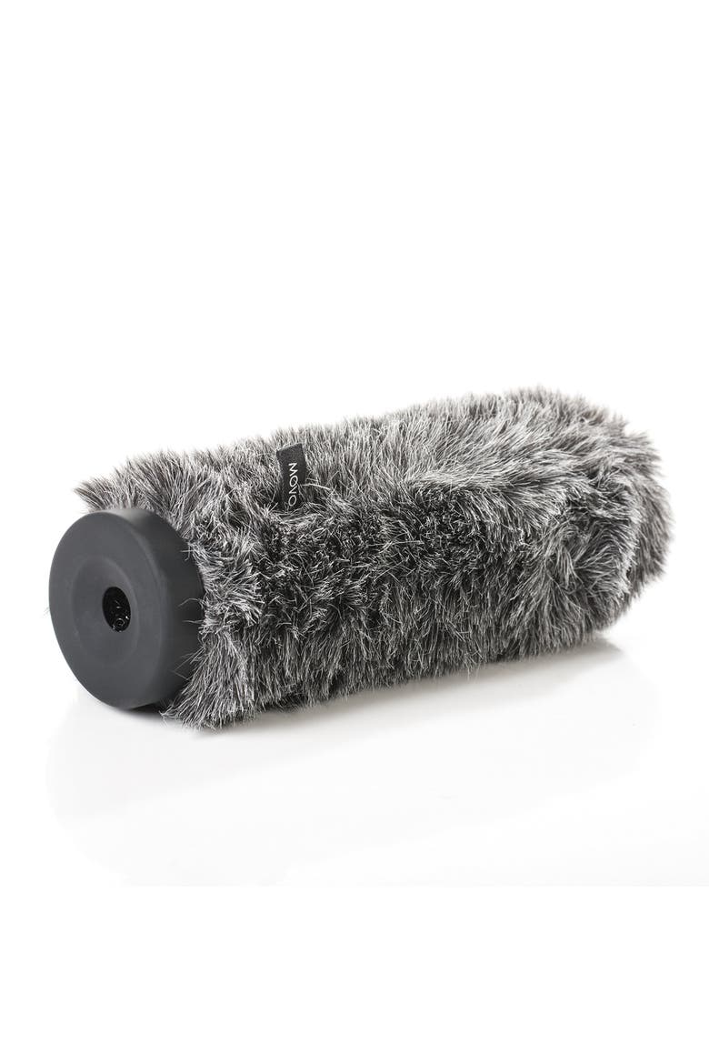 WS-G300 Furry Rigid Windscreen for Microphones 18-23mm in Diameter and up to 12.6" (32cm) Long - Dark Gray, Main, color, Black
