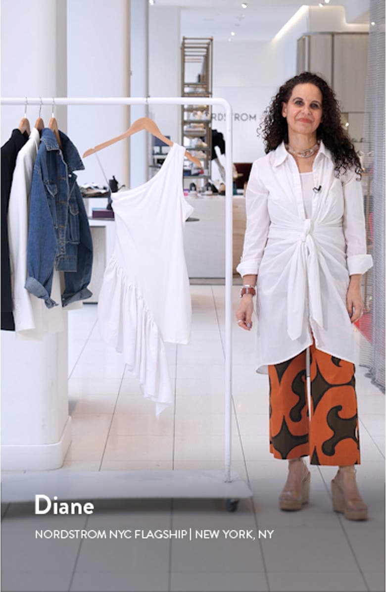 Ruffle Rib Body-Con Minidress, sales video thumbnail