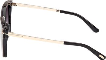 Philippa 68mm Gradient Square Sunglasses